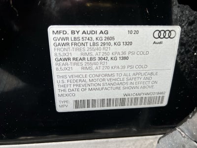 2021 Audi SQ5 Prestige