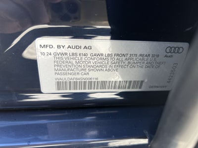 2025 Audi A8 L 55