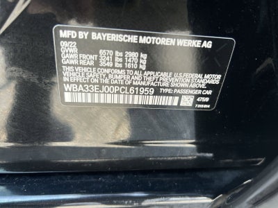 2023 BMW 7 Series 760i xDrive