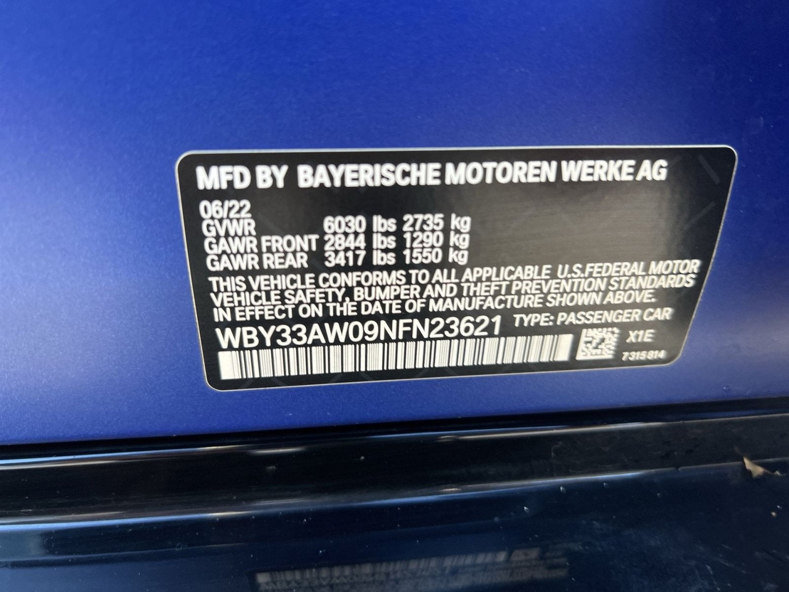 2022 BMW i4 M50